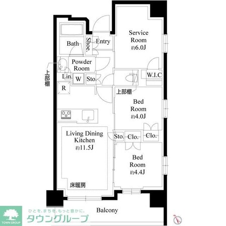 プレシス上福岡の物件間取画像